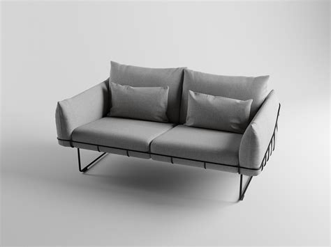 Free 3d Model Wireframe Sofa Behance