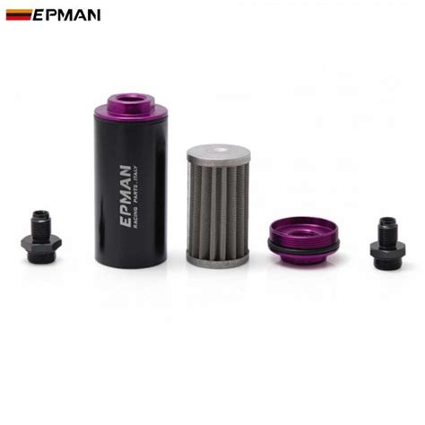 Fuel Filter 100 Micron 6AN 8AN 10AN 8 6mm Fittings