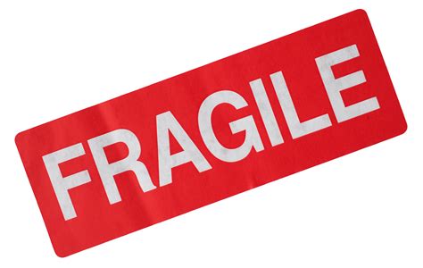 Fragile Sign Label Sign Transparent Png Png