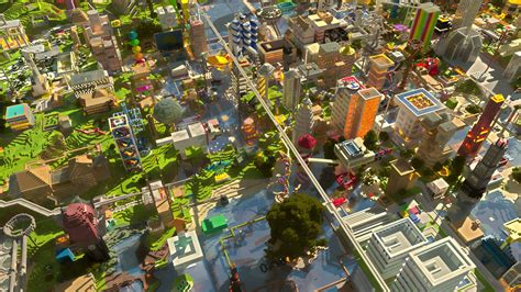 Download Big City Minecraft Hd Wallpaper