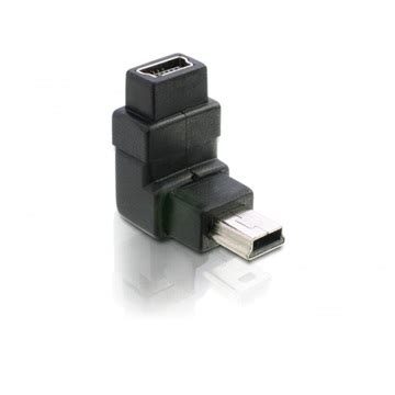 ADA Delock 65085 MiniUSB B 5pin 90 Elforgatott Apa Anya Adapter