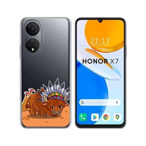 Funda Silicona Transparente Para Huawei Honor X Dise O Bufalo Dibujos