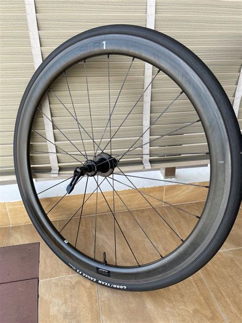 Giant Slr Mm Carbon Wheelset W Goodyear Tyres Sports Equipment