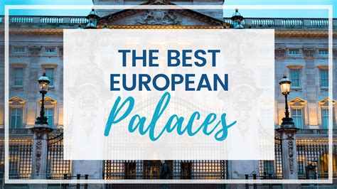 10 PALACES TO VISIT IN EUROPE THIS WINTER