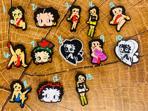 Betty Boop Inspired Croc Charms Etsy