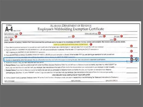 Alabama W4 Form 2023 Printable Forms Free Online