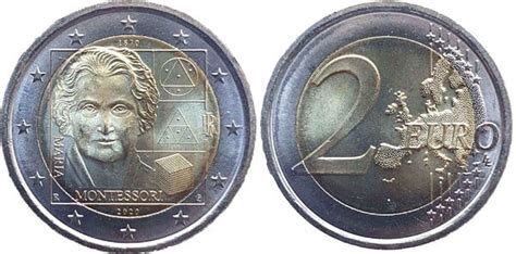 2 Euro 150e Anniversaire De La Naissance De Maria Montessori 2020