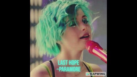 Paramore Last Hope Audio Hq Youtube