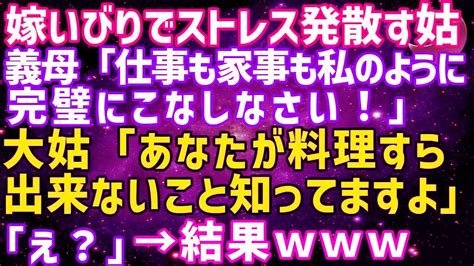 【スカッとする話】嫁いびりでストレス発散する陰湿な姑に大姑をぶつけてラインさせた結果 Youtube