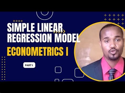 Econometrics I Simple Linear Regression By Amharic Exit Exam Content