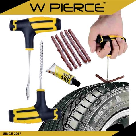 CZK 8008 Car Tire Repair Tools Kit With Rubber Strips Tubeless Tyre