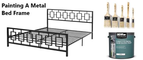 How To Paint A Metal Bed Frame Step By Step Guide