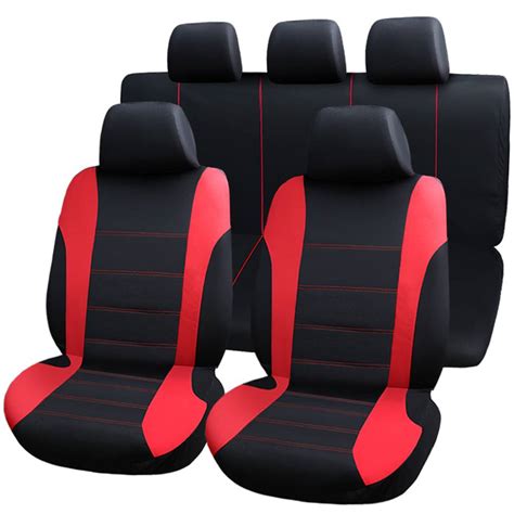 Car Seat Covers In Red Universal Protective Covers For 5 Car Seats Cablematic