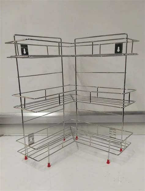 Stainless Steel Shelves Corner Shelf At Rs Piece Ss Corner