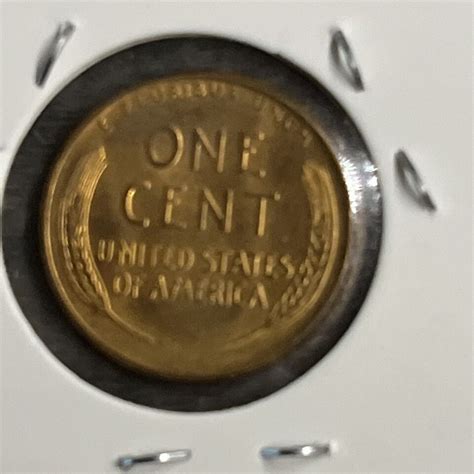 BCG 1957 D Lincoln Penny L On Edge Due To Mispunch Error AU