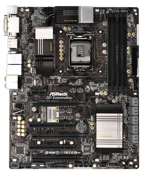 ASRock Z87 Extreme6 AC Overview Visual Inspection Board Features