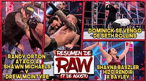 Randy Orton Atacó a Shawn Michaels y Drew Mcintyre Dominick y Rey