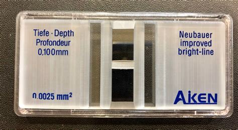 Neubauer Improved Bright Line Cell Counting Chamber Hemocytometer Ebay