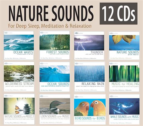 Sounds Of Nature 12 CD Box Set Nature Sounds For Relaxation Deep