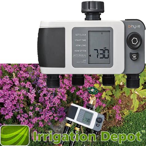 Orbit® B Hyve Xd Bluetooth 4 Outlet Hose Faucet Timer Irrigation Depot