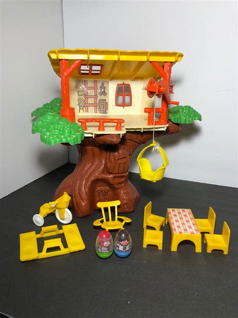 70s Romper Room Hasbro Weebles Tree House With Extras Weeble Etsy