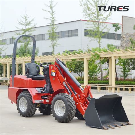 Discharge Heracles Loaders Mini Agriculture Wheel Front End Loader With