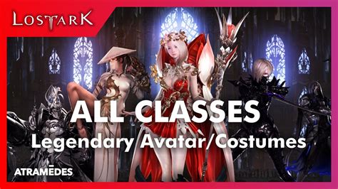 Lost Ark All Classes 2 Legendary Avatar Costumes Youtube