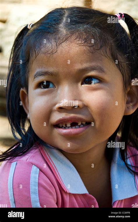 Girl Siem Reap Cambodia Stock Photo Alamy