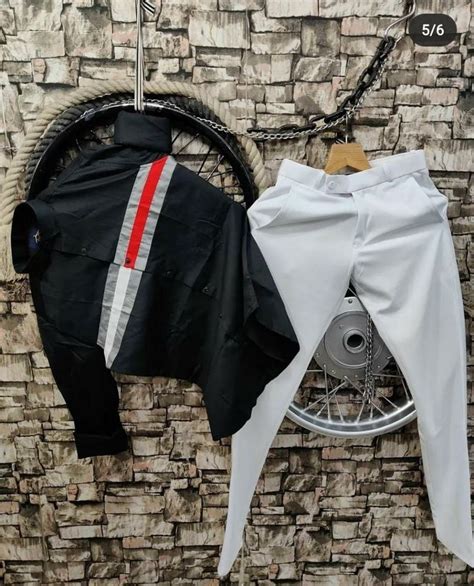 😍 Brand Tommy Zara 👉 Cotton Shirt Lycra Pant High Quality