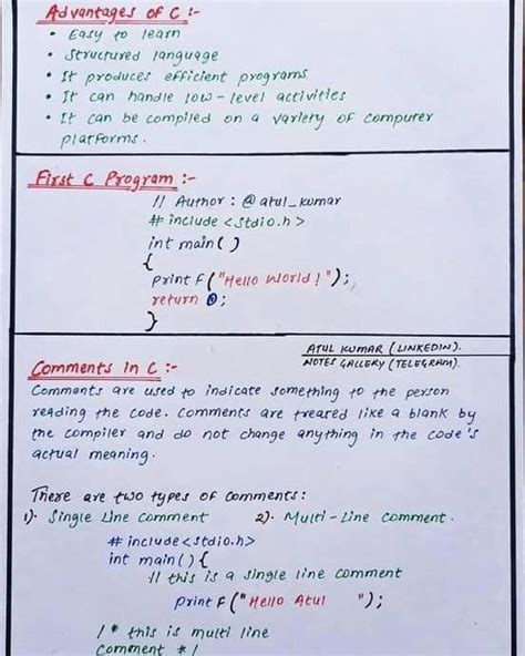 Solution C Programming Short Notes Studypool