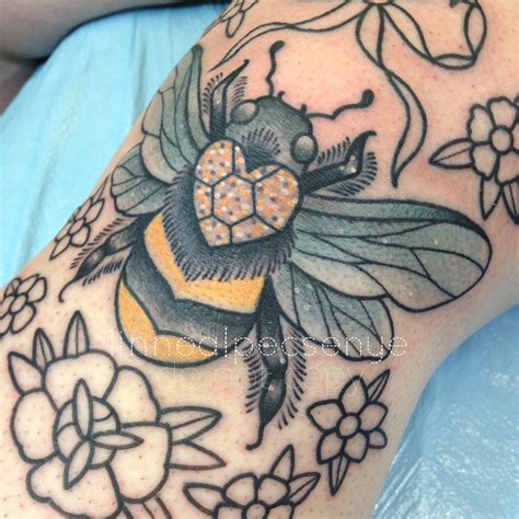 Bees Knees Tattoo By Linnea Pecsenye Linneatattoos In Asheville NC