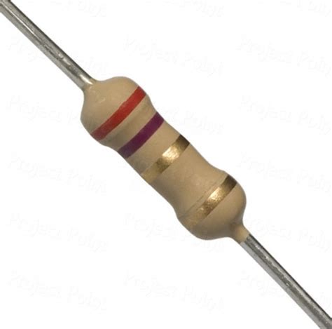 Resistor 2 7 Ohm 1 4 Watt RE24 Faranux Electronics