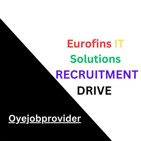 Eurofins It Solutions Off Campus Hiring Qa Engineer Fresher