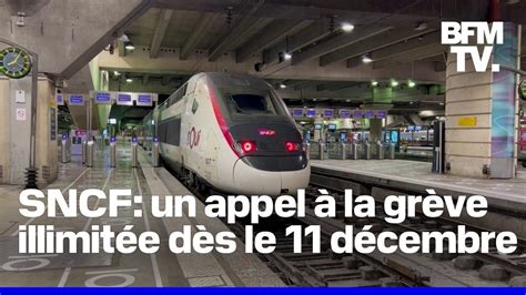 Les Syndicats De La Sncf Appellent Une Gr Ve Illimit E Partir Du