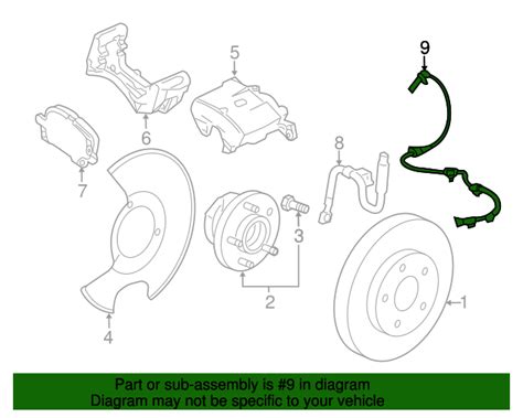 2014 2020 Chevrolet Impala Front Wheel Speed Sensor 23483145 Auto Parts Express