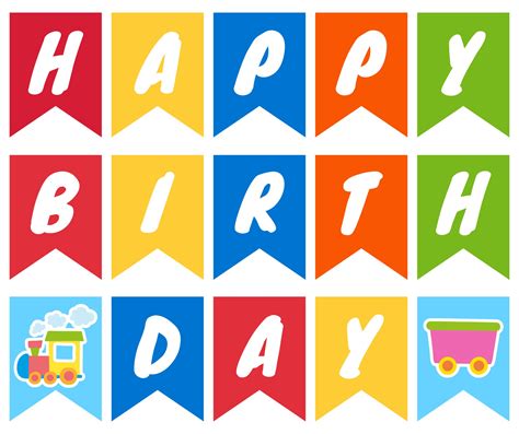 Free Printable Happy Birthday Banner Happy Birthday Banner Printable