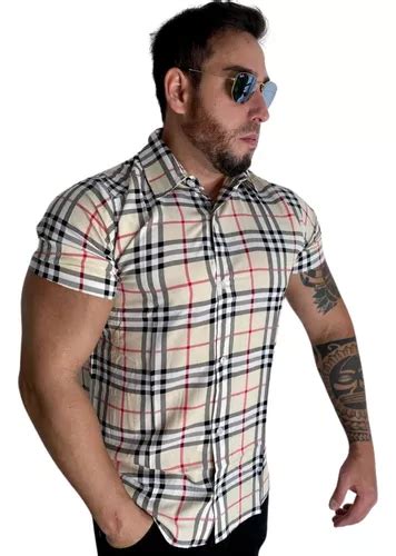 Camisa Floral Masculina Manga Curta Barata Praia Social Slim Mercadolivre