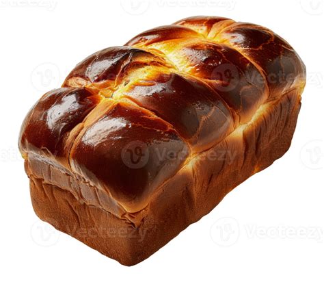 Golden Brown Braided Bread Loaf Cut Out Stock Png