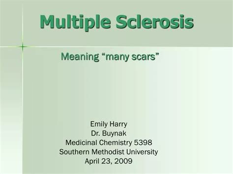 Ppt Multiple Sclerosis Powerpoint Presentation Free Download Id322879