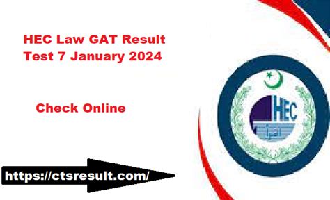 Hec Law Gat Result Test January Check Online