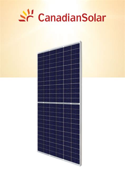 Placa Solar Canadian Solar Hiku Wp Perc Half Cut Teknosolar