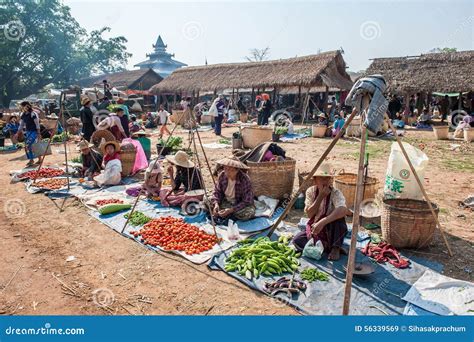 Myanmar Life Editorial Stock Image Image Of Women Stack 56339569