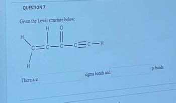 Answered: Given the Lewis structure below: HO H H… | bartleby