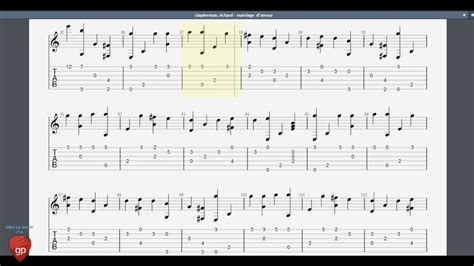 Mariage Damour Guitar Pro Tab Youtube