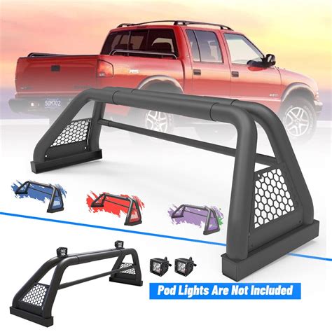 Adjustable Pickup Truck Roll Sport Bar Chase Rack Bed Bar For 1994 2004