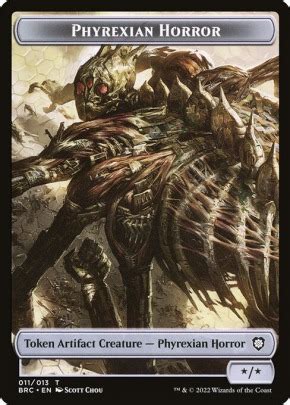 Mtgnexus Phyrexian Horror From The Brothers War Commander Tokens