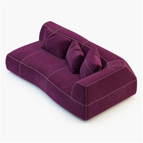 Bb Italia Bend Sofa 3d Model Cgtrader