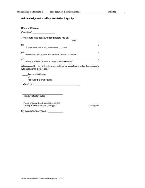 Notary Statement Template Hq Printable Documents