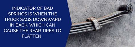 Symptoms Of Bad Leaf Springs