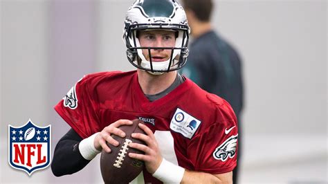 Qb Carson Wentz Eagles Rookie Camp Highlights Nfl Youtube